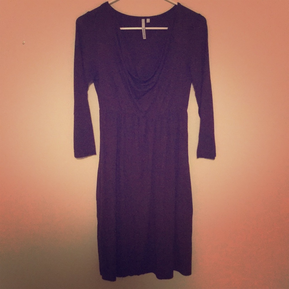 Michael Stars Long Sleeve Dress with Pockets